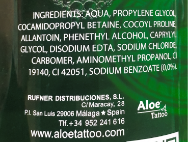 AloeTattoo Green Soap 1000 ml.